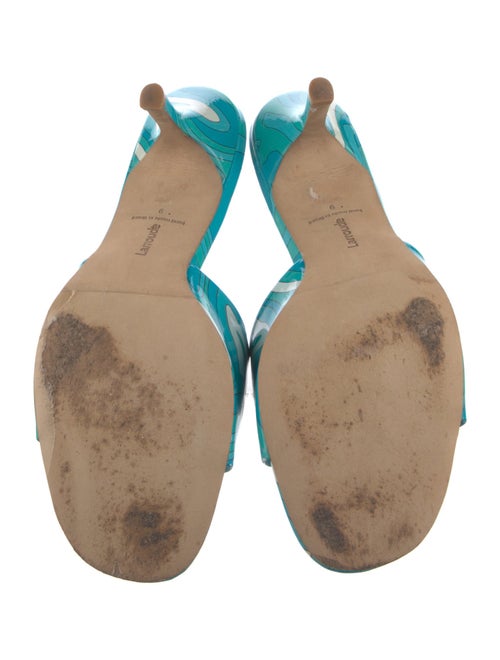 Larroude Patent Leather Slides