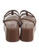 Larroude Leather Slingback Sandals