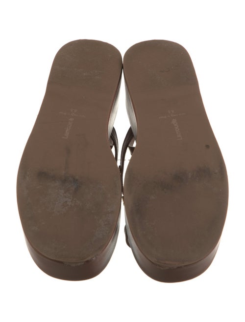 Larroude Leather Slingback Sandals