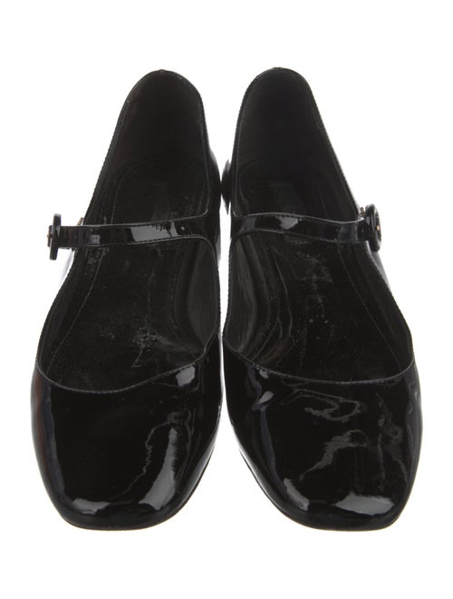 Larroude Patent Leather Mary Jane Flats