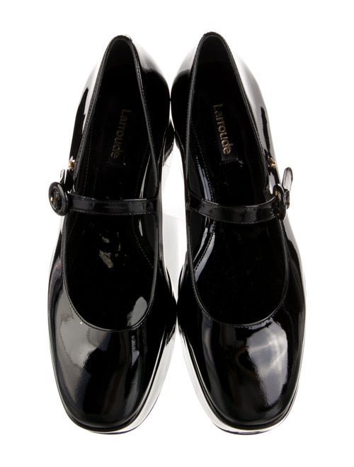 Larroude Patent Leather Mary Jane Flats