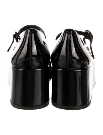 Larroude Patent Leather Mary Jane Flats
