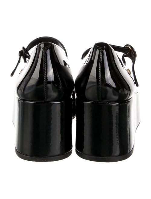 Larroude Patent Leather Mary Jane Flats