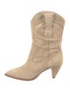 Larroude Suede Western Boots