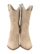 Larroude Suede Western Boots