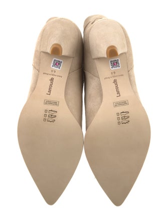 Larroude Suede Western Boots