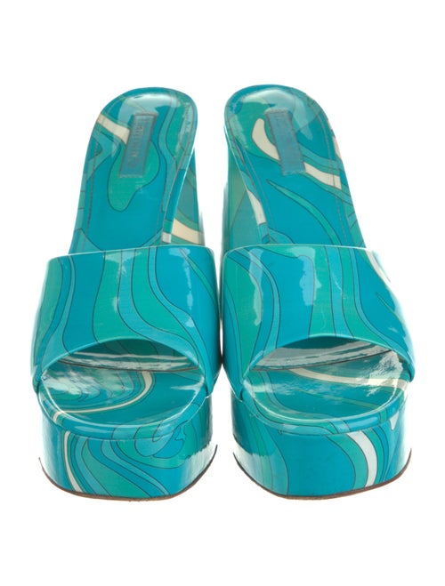 Larroude Patent Leather Slides