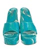 Larroude Patent Leather Slides