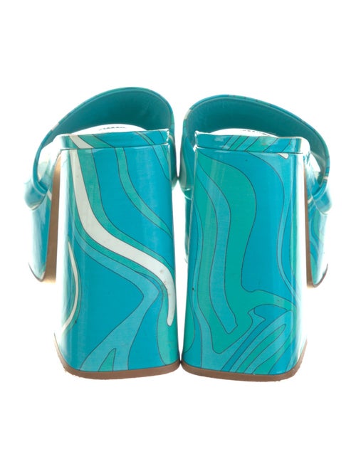 Larroude Patent Leather Slides