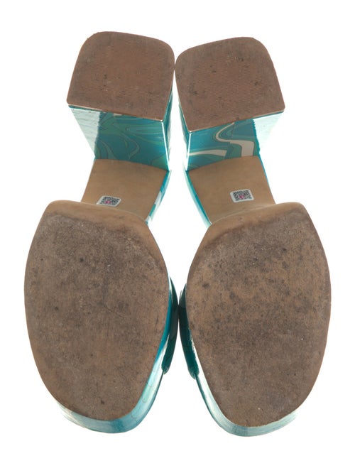 Larroude Patent Leather Slides