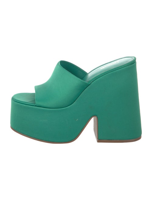 Larroude Satin Slides