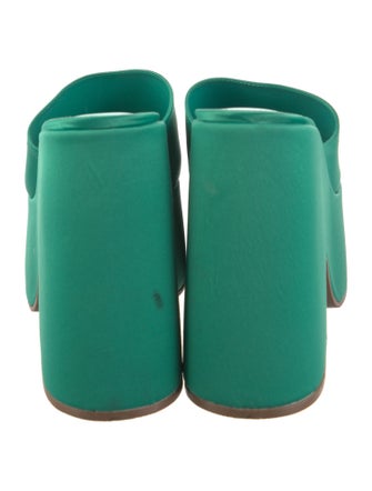 Larroude Satin Slides