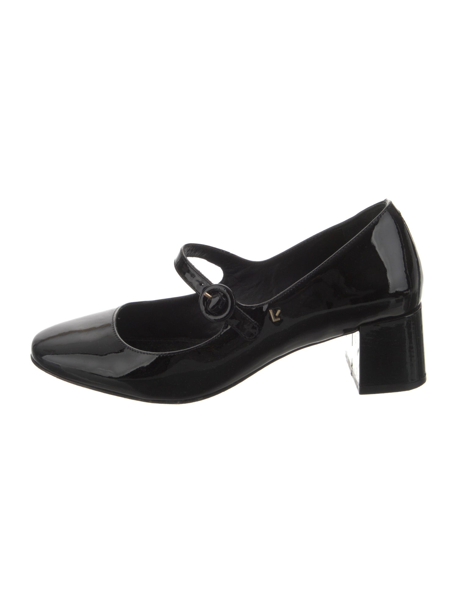 Larroude Patent Leather Mary Jane Flats