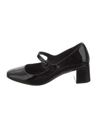 Larroude Patent Leather Mary Jane Flats