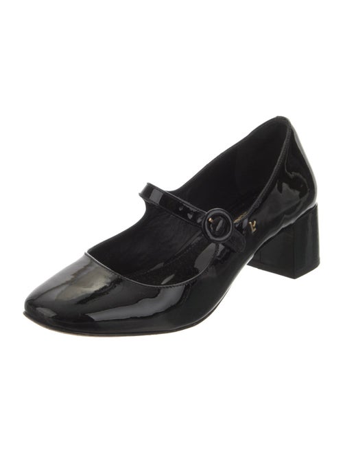 Larroude Patent Leather Mary Jane Flats