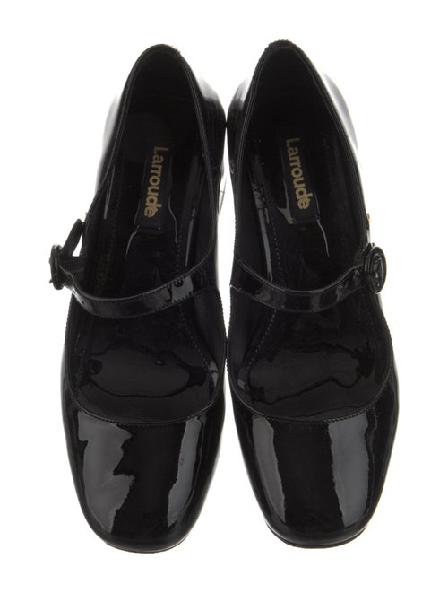 Larroude Patent Leather Mary Jane Flats