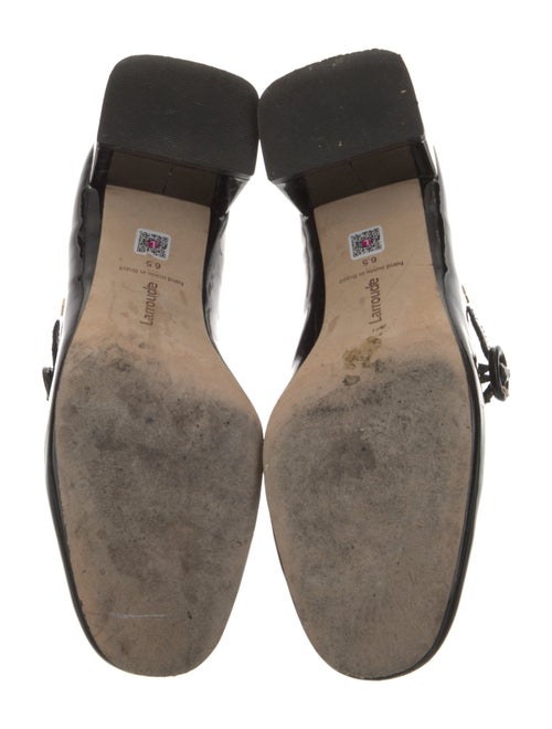 Larroude Patent Leather Mary Jane Flats