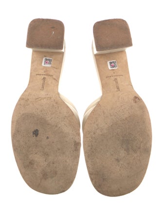 Larroude Leather Slides