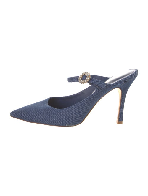 Larroude Denim Mules
