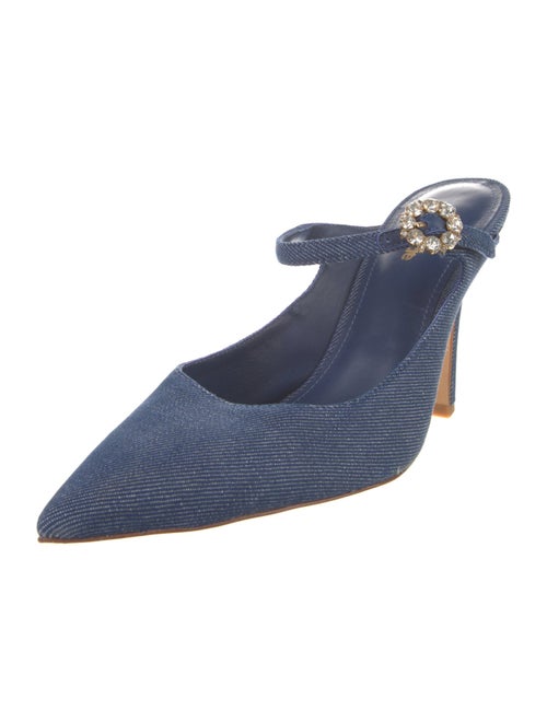 Larroude Denim Mules