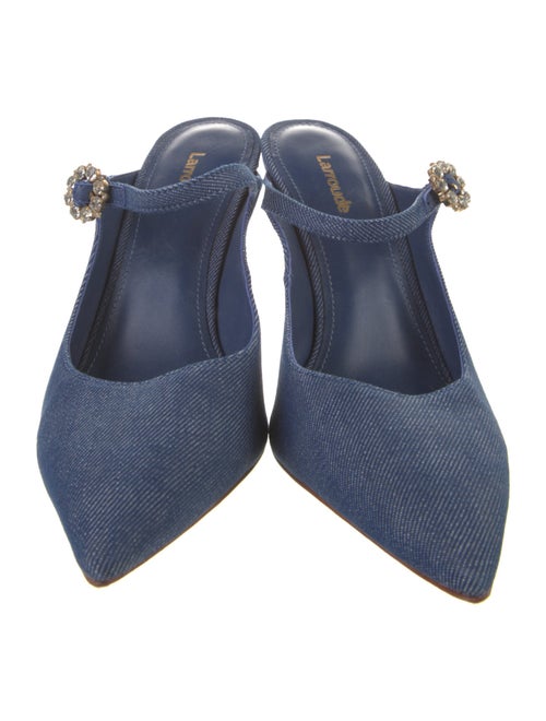 Larroude Denim Mules