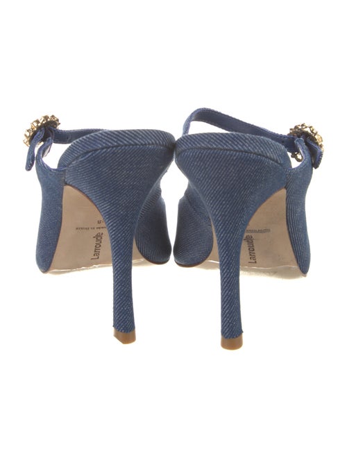 Larroude Denim Mules