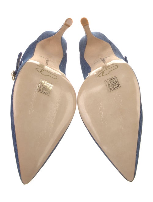 Larroude Denim Mules