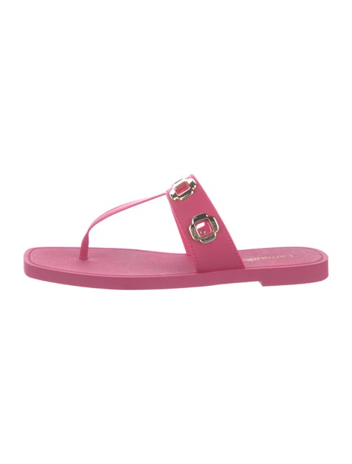 Larroude Rubber Flip Flops