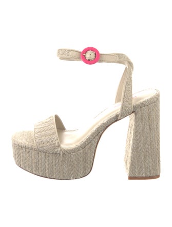 Larroude Raffia Espadrilles
