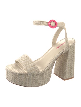 Larroude Raffia Espadrilles