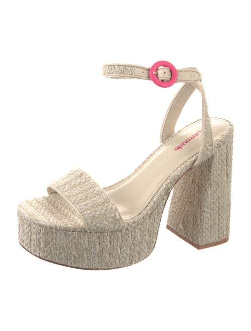 Larroude Raffia Espadrilles