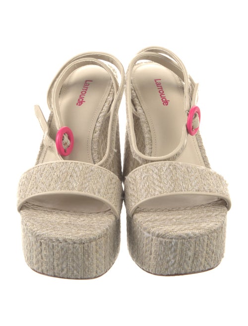 Larroude Raffia Espadrilles