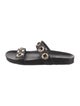 Larroude Leather Slides