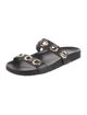 Larroude Leather Slides