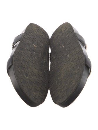 Larroude Leather Slides