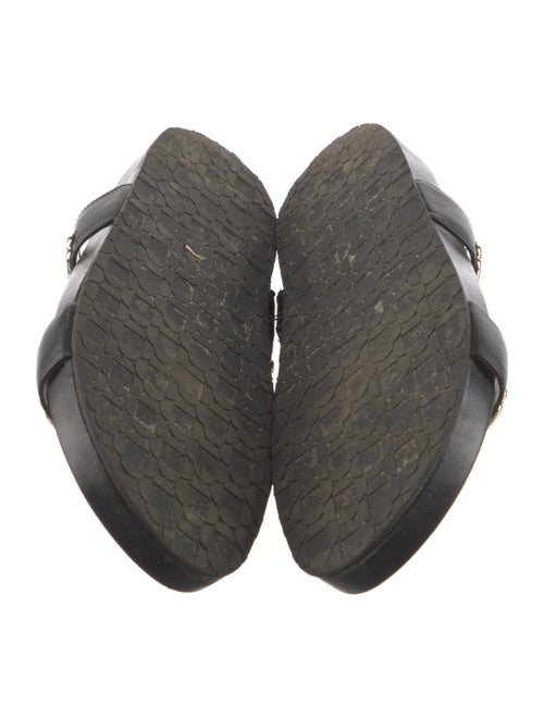 Larroude Leather Slides