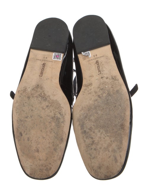 Larroude Patent Leather Mary Jane Flats