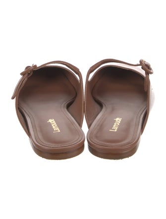 Larroude Patent Leather Mules