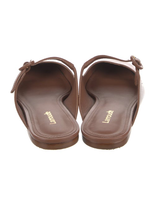 Larroude Patent Leather Mules