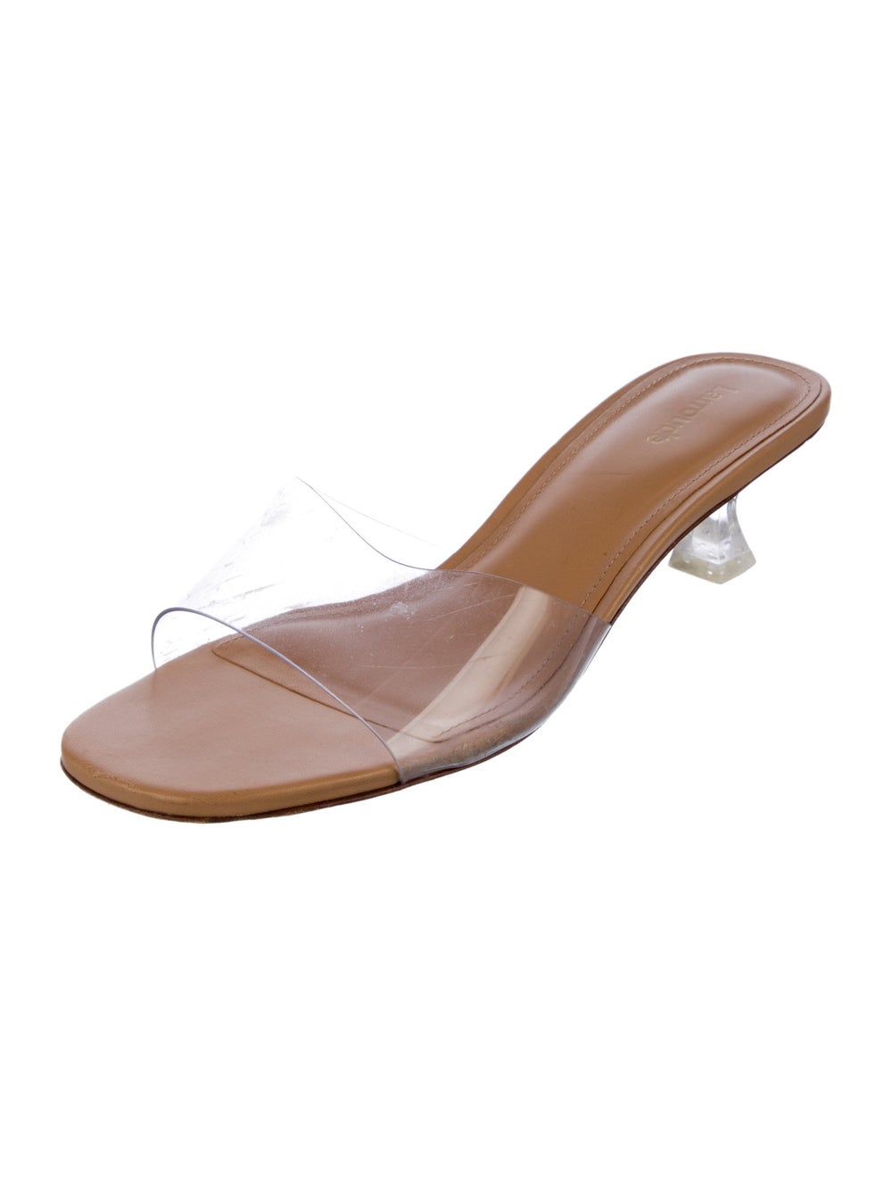 Larroude PVC Slides Neutrals & Clear - image 2