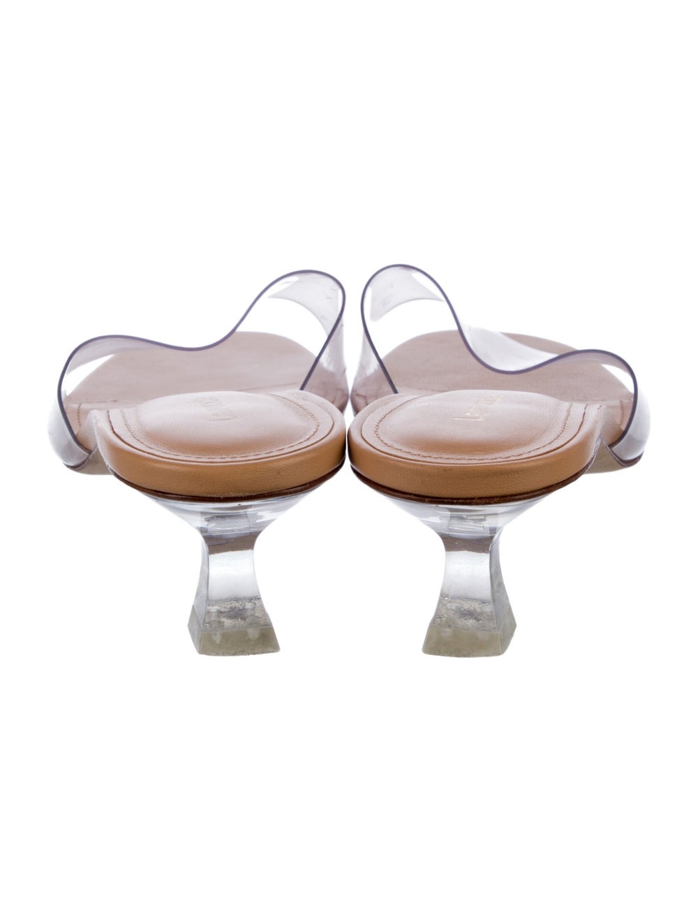 Larroude PVC Slides Neutrals & Clear - image 4