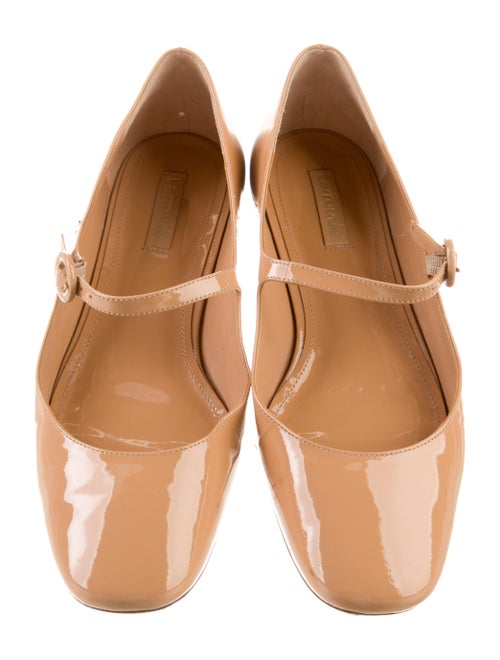 Larroude Patent Leather Mary Jane Flats