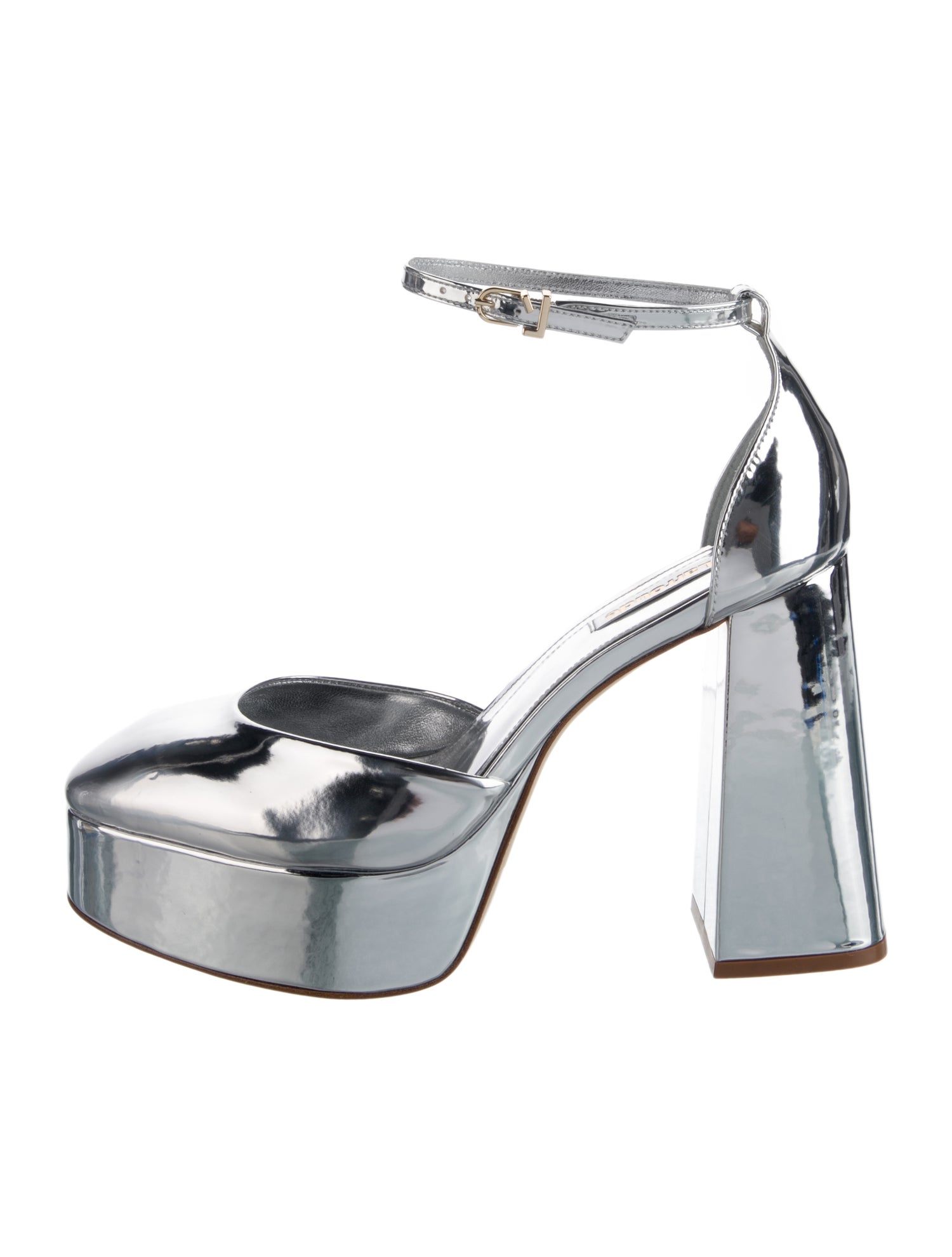 Larroude Patent Leather D'Orsay Pumps