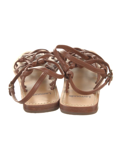 Larroude Leather Gladiator Sandals