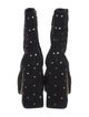 Larroude Suede Studded Accents Boots