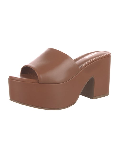 Larroude Leather Slides