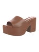 Larroude Leather Slides