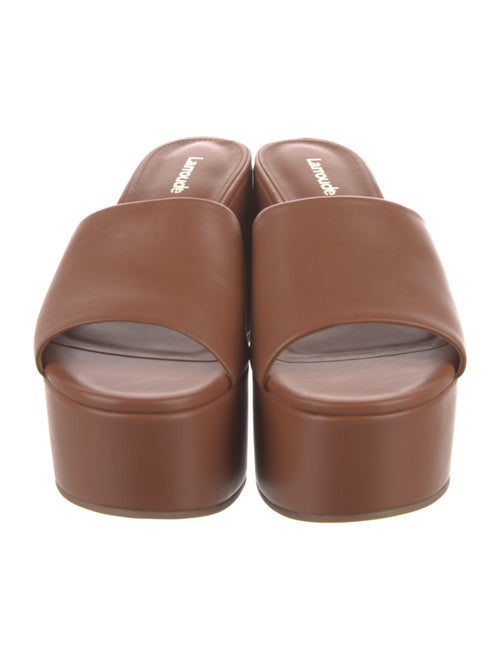 Larroude Leather Slides