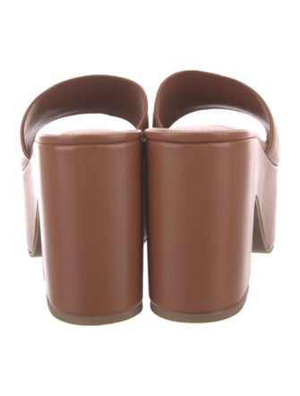 Larroude Leather Slides