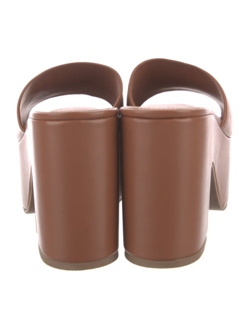 Larroude Leather Slides